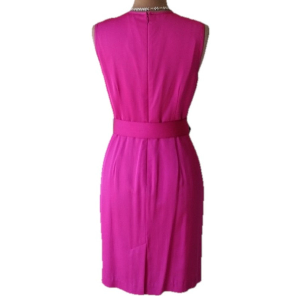 Trina Turk Kentucky Derby Dress Hot Pink with Square Belt - Sz 6 - Picture 4 of 10